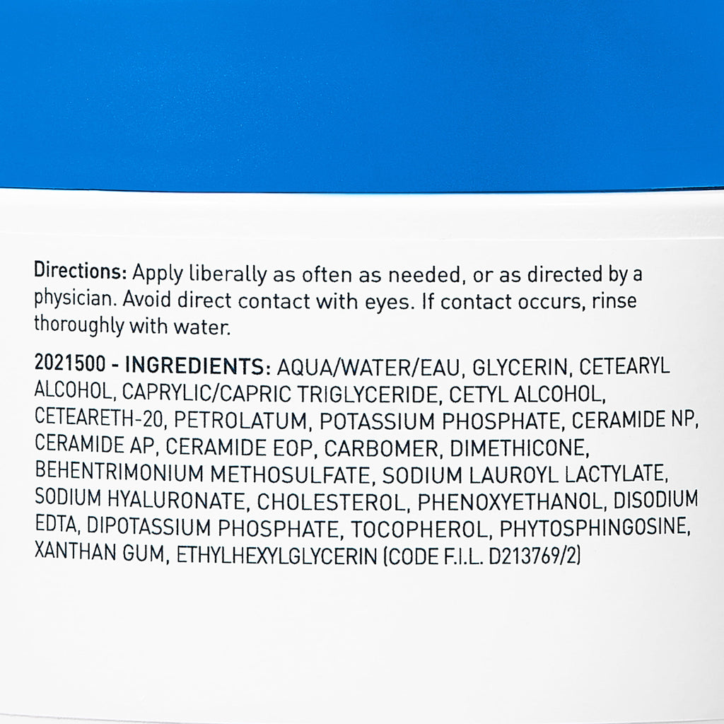 CeraVe Intensive Moisturizing Cream, Hydrating Body Moisturizer for Very Dry Skin, 16 oz