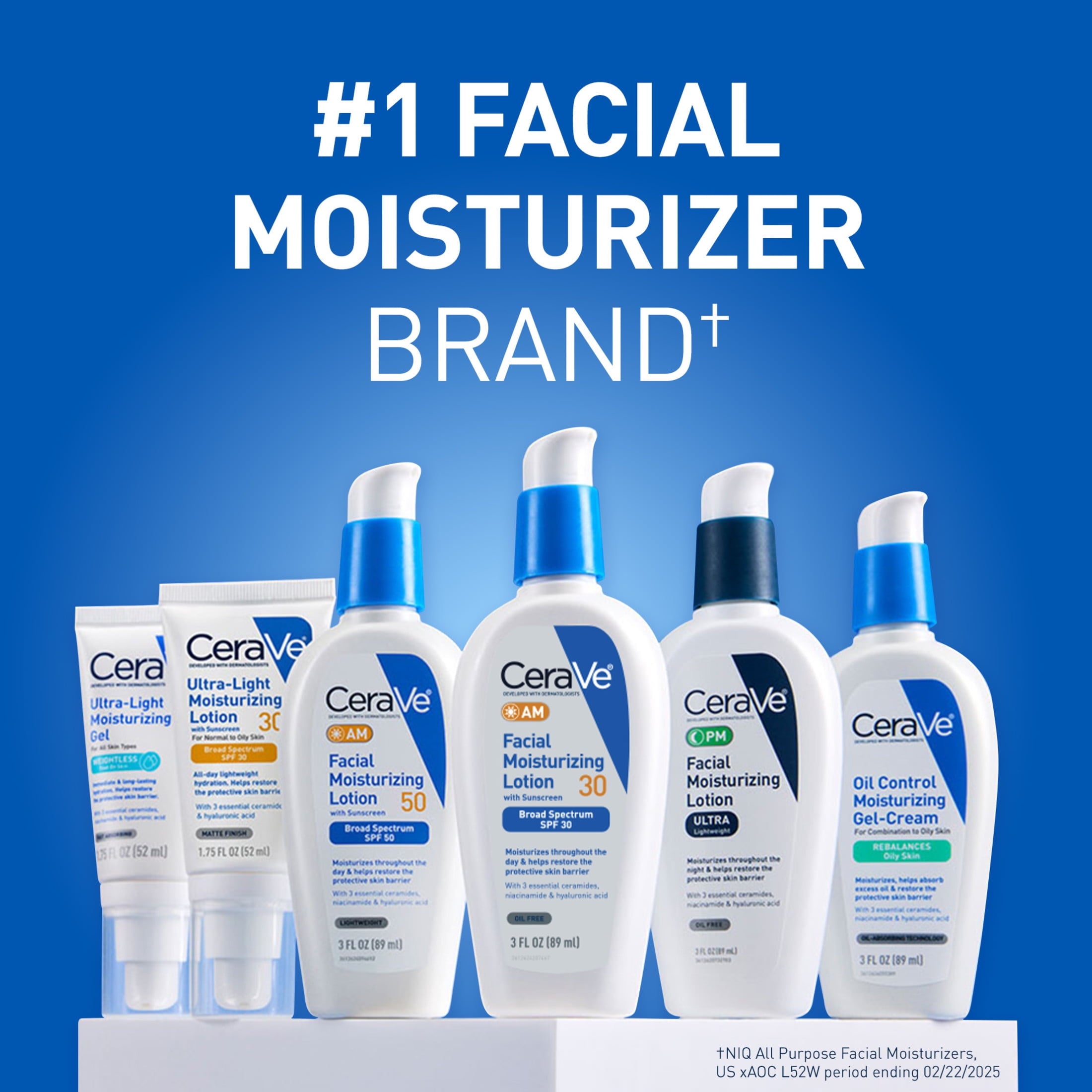 CeraVe Moisturizer Oil Control Gel-Cream Face for Oily Skin with Ceramides 3 fl oz