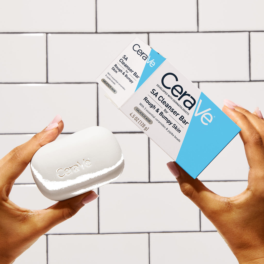 CeraVe SA Cleanser Bar for Rough & Bumpy Skin with Salicylic Acid 4.5 oz