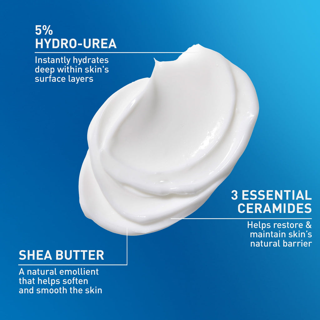 CeraVe Intensive Moisturizing Cream, Hydrating Body Moisturizer for Very Dry Skin, 12 oz