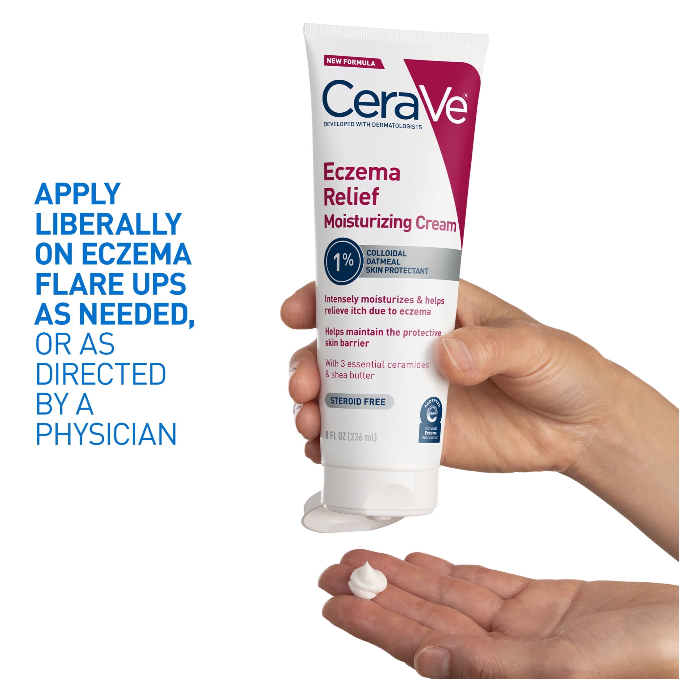CeraVe Eczema Relief Moisturizing Cream 8 fl oz
