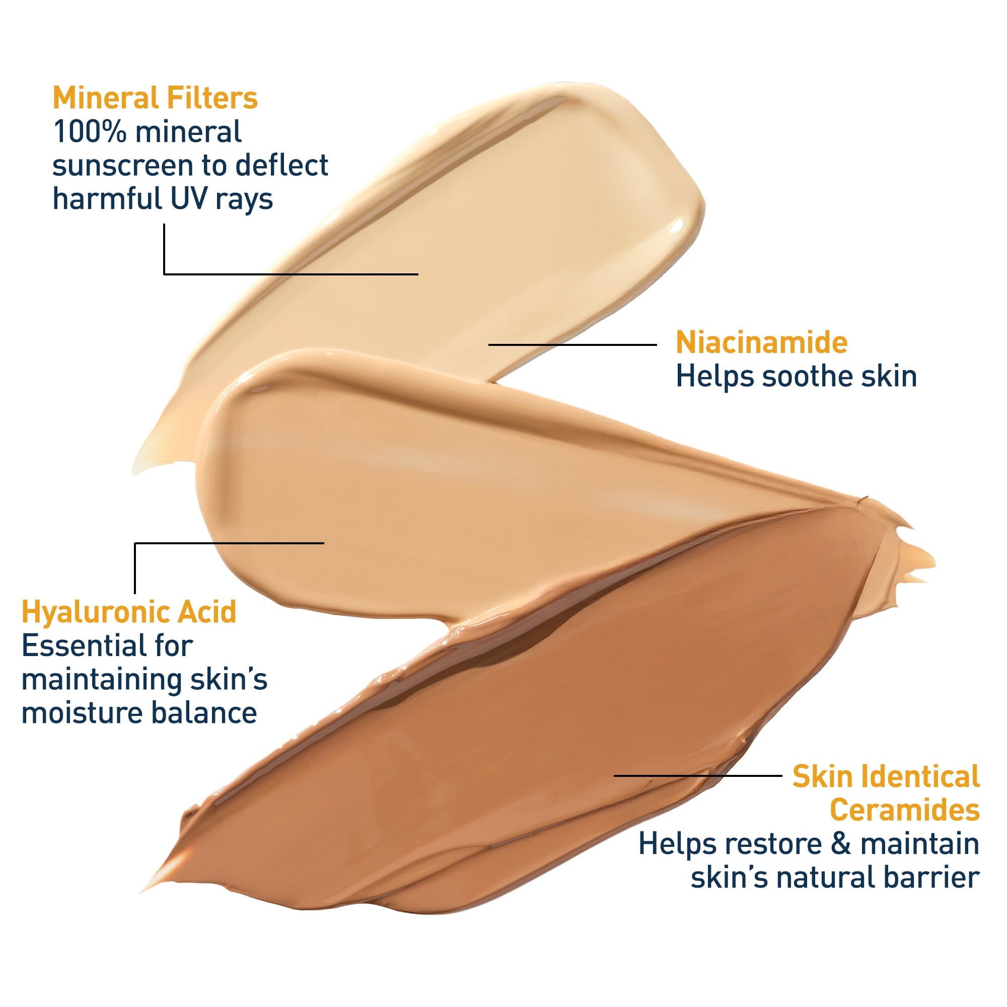 CeraVe Sunscreen Tinted Hydrating 100% Mineral Broad-Spectrum Lotion SPF 30 for Face with Sheer Tint