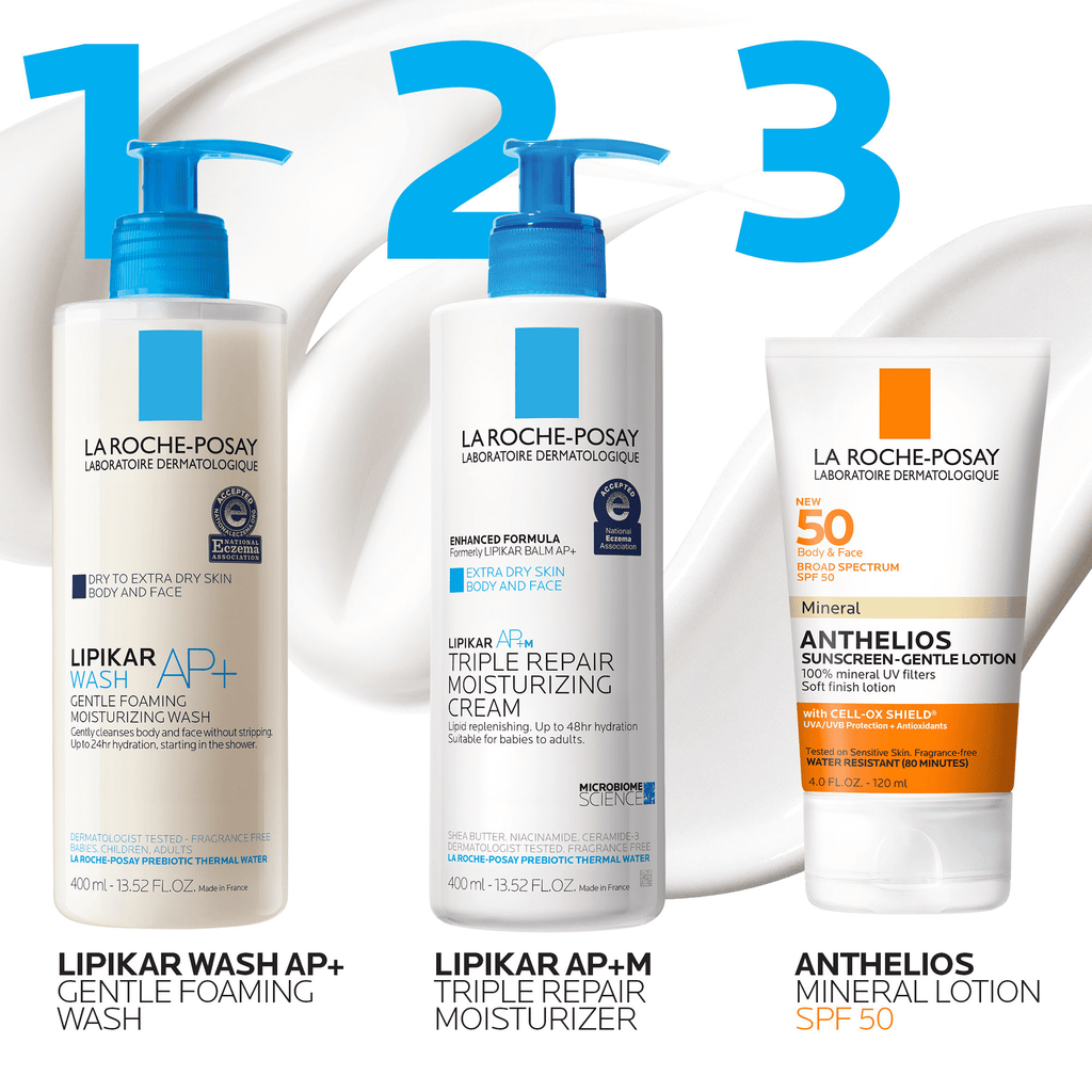 La Roche-Posay Anthelios SPF 50 Gentle Lotion Mineral Sunscreen , 3.0 fl oz