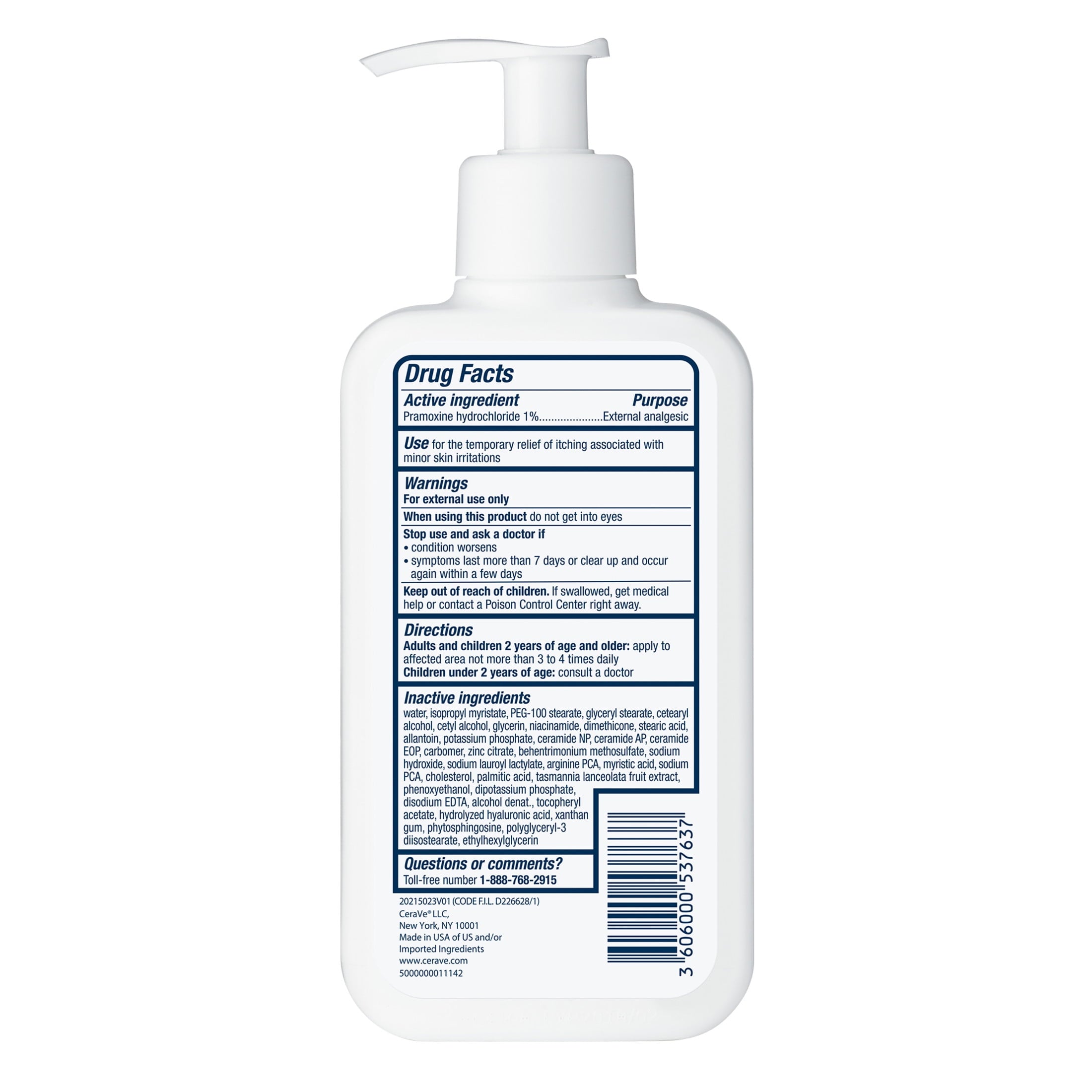 CeraVe Moisturizing Lotion Itch Relief 8 fl oz