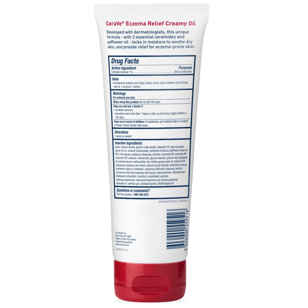 CeraVe Eczema Creamy Oil for Dry, Itchy Skin, 8 oz