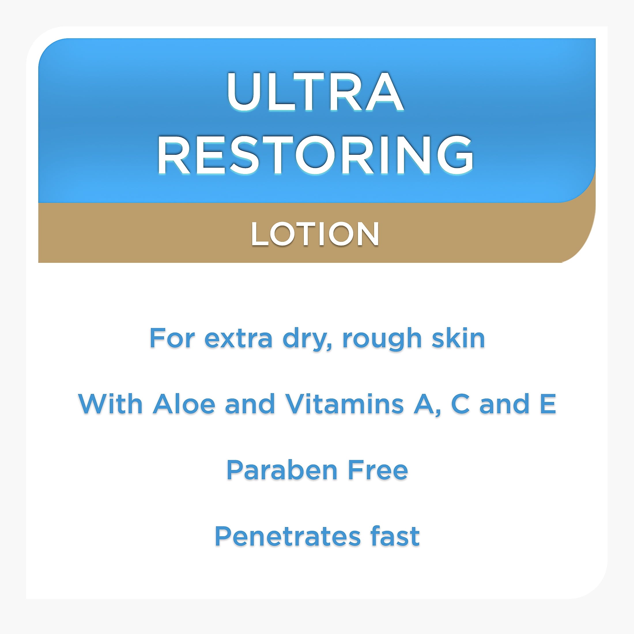 (3 pack) Equate Beauty Ultra Restoring Lotion, 14 fl oz