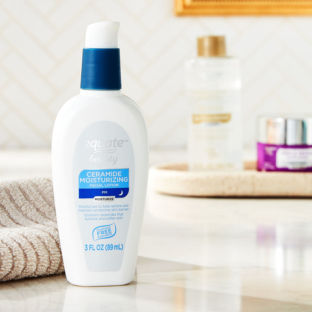 Equate Facial Moisturizing Lotion PM, 3 fl oz