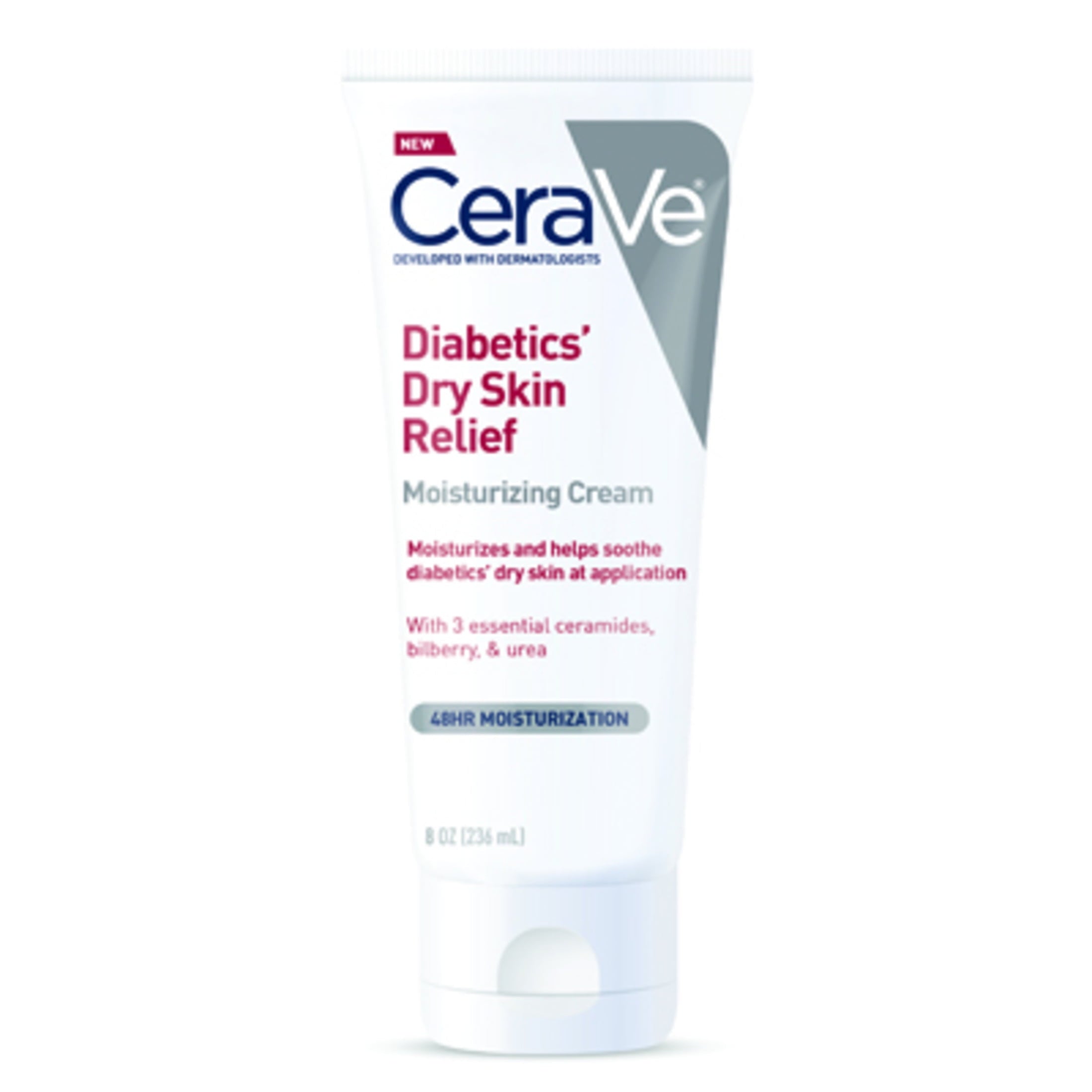 CeraVe Diabetics’ Dry Skin Relief Moisturizing with Urea & Bilberry for Dry Skin 8 oz