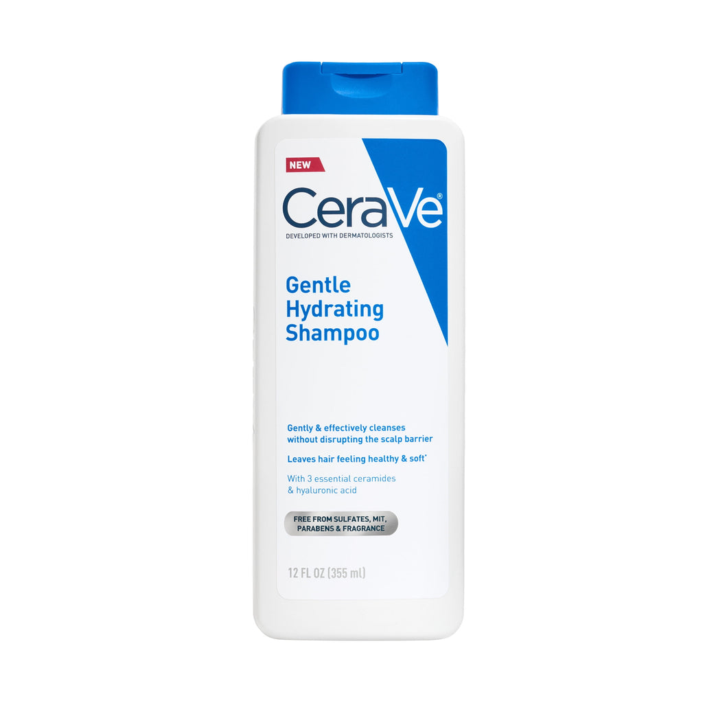 CeraVe Gentle Hydrating Shampoo for Normal to Dry Scalp & Hair 12 fl oz