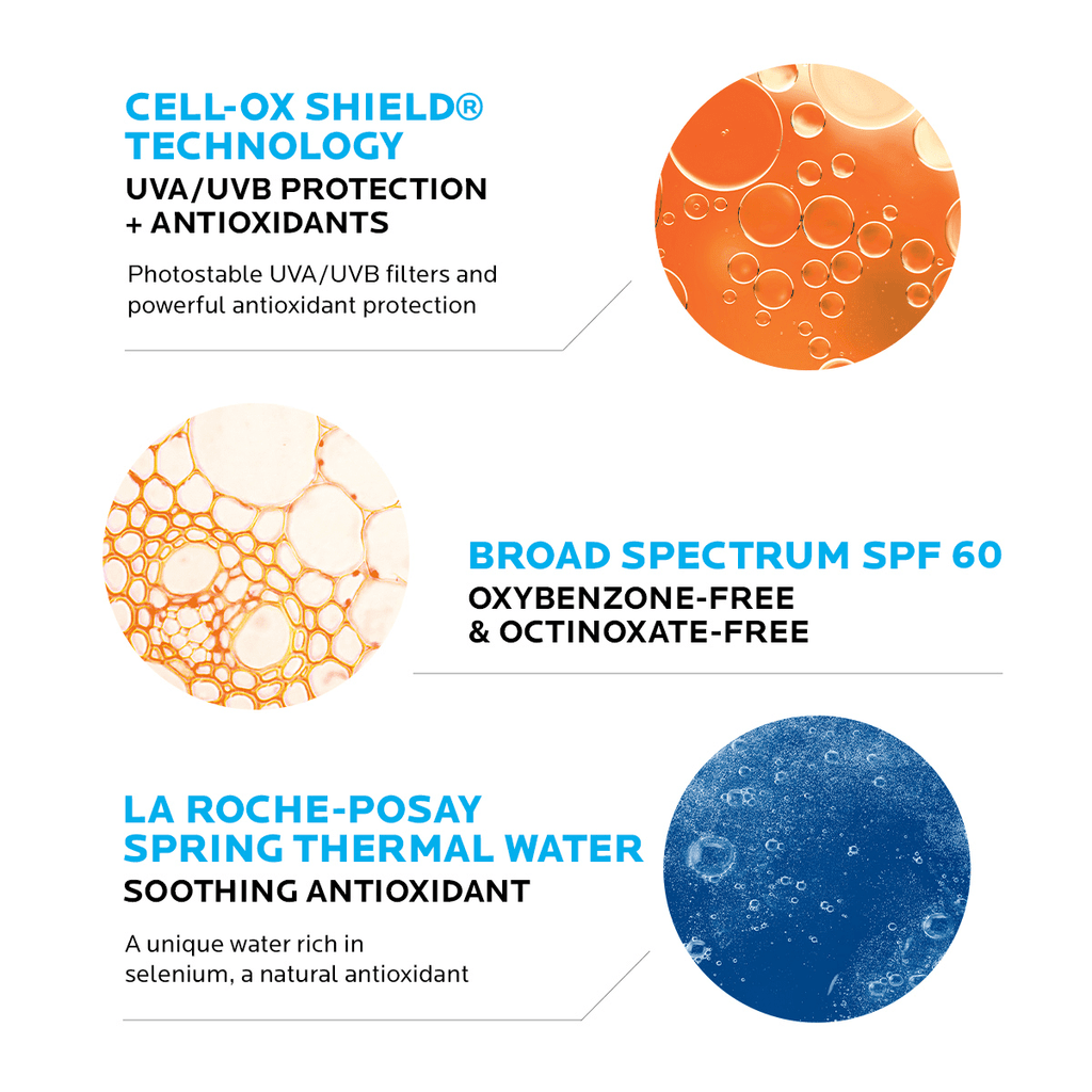La Roche-Posay Anthelios Melt-In Milk Sunscreen SPF 60 Face and Body for All Skin Types 3.0 fl oz