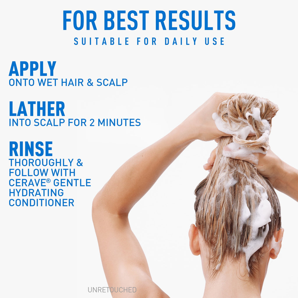 CeraVe Gentle Hydrating Shampoo for Normal to Dry Scalp & Hair 19 fl oz