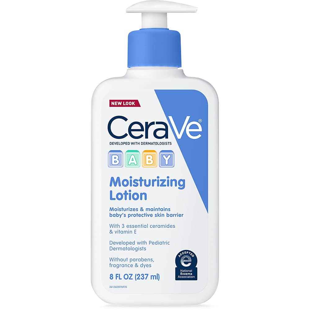 4 Pack CeraVe Baby Lotion, Paraben and Fragrance Free, 8 Ounce