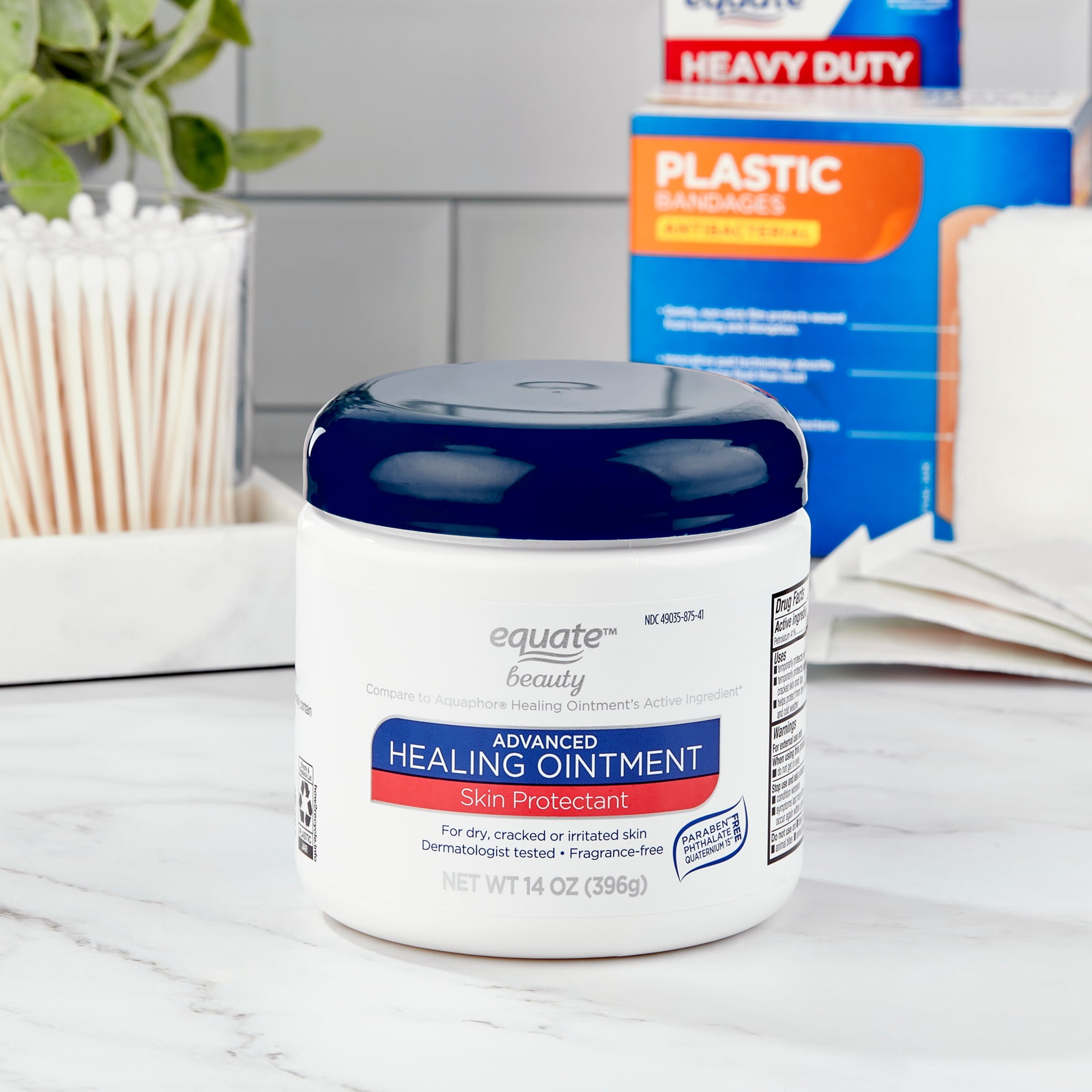 (3 pack) Equate Beauty Advanced Healing Ointment, 14 oz