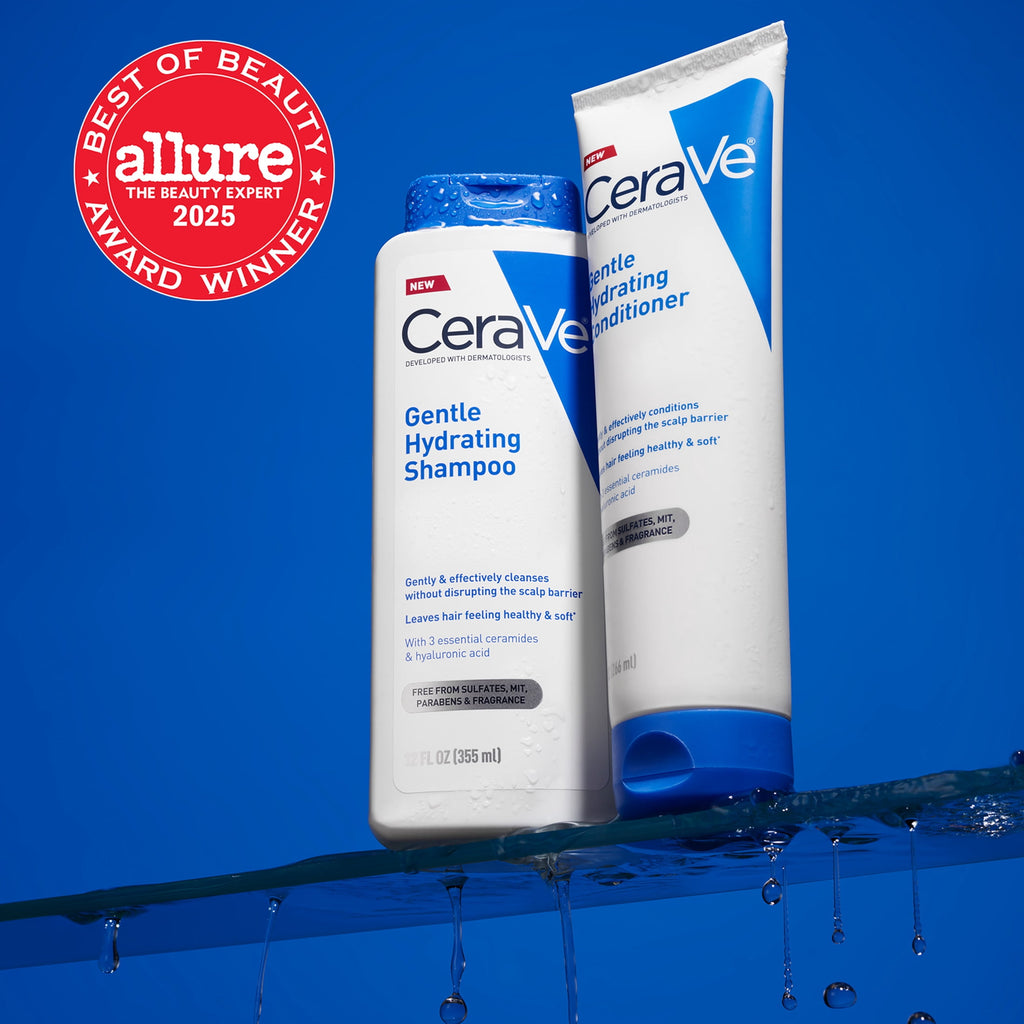 CeraVe Gentle Hydrating Shampoo for Normal to Dry Scalp & Hair 12 fl oz