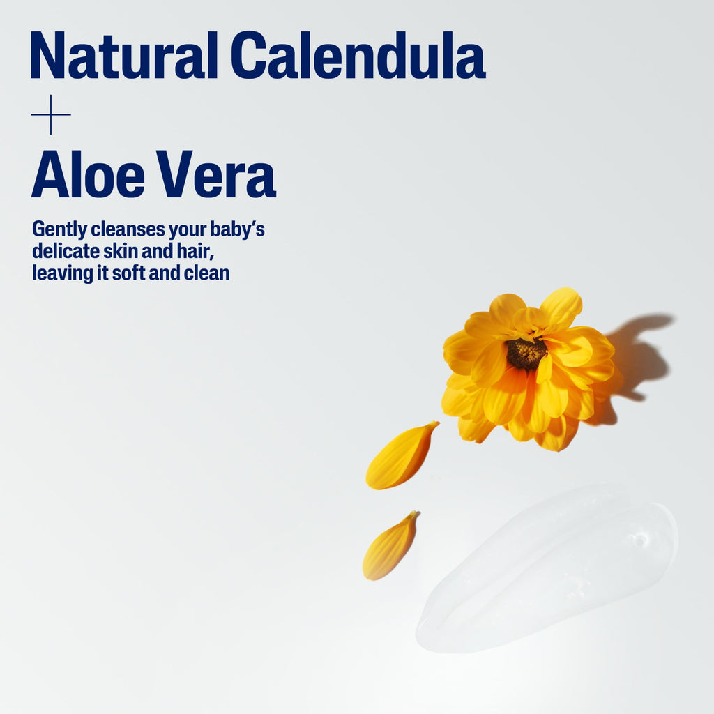 Cetaphil Baby Moisturizing Aloevera Body Wash and Shampoo, Organic Calendula, 7.8 fl oz